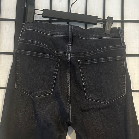 J. Crew Denim 9” Vintage Straight Distressed Black Pants Size 27 Re-Imagined - Picture 9 of 9